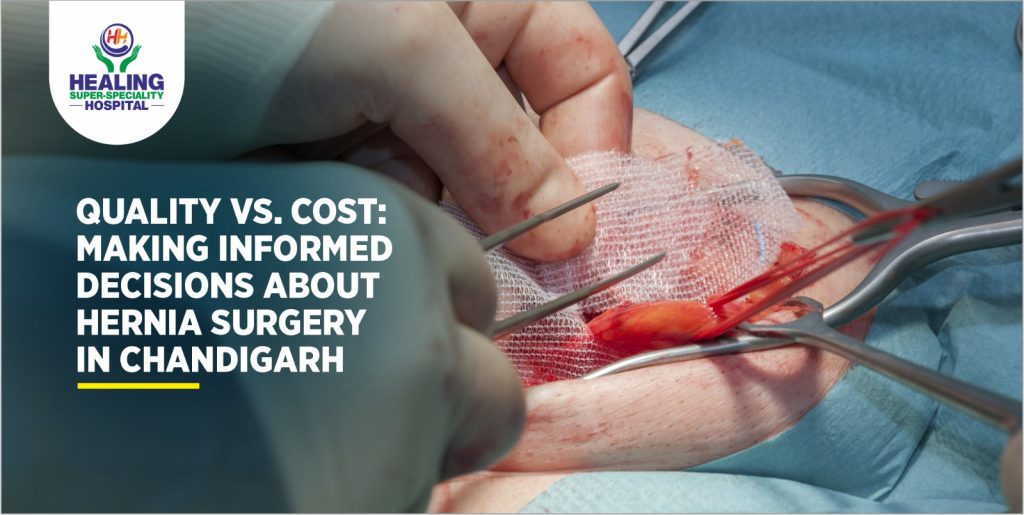 Hernia operation cost in Chandigarh