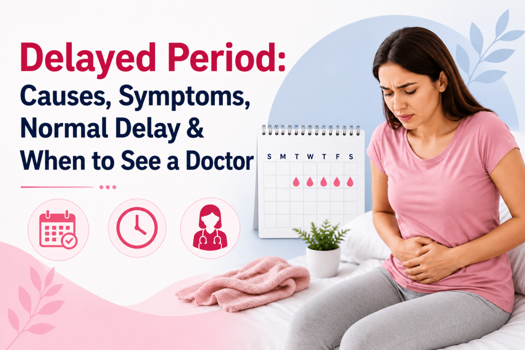 Delayed Period: Causes, Symptoms, Normal Delay & When to See a Doctor