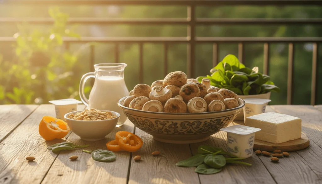 Top 15 Vegetarian Vitamin D Foods for Strong Bones and Immune Health