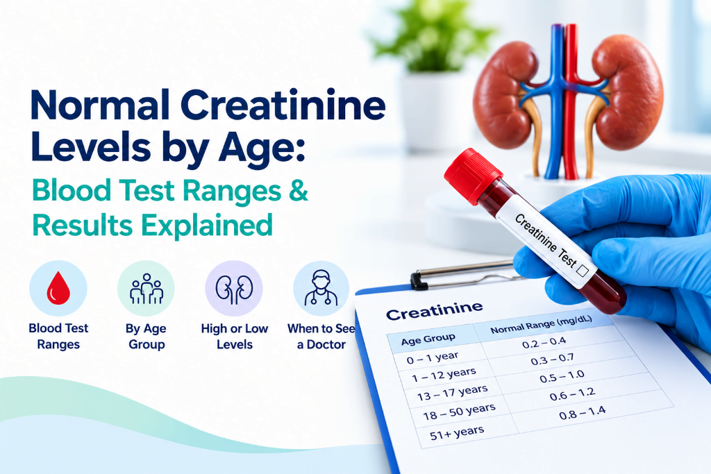 Normal Creatinine Levels by Age